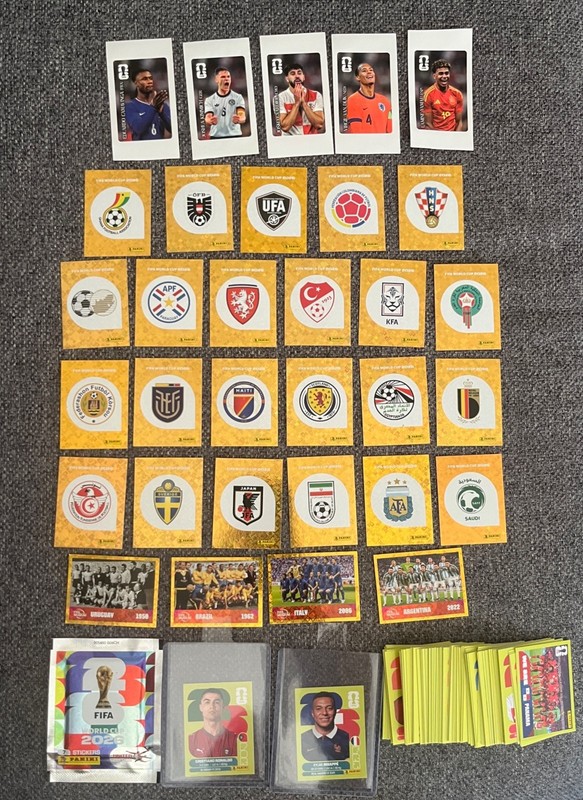 Panini World Cup / World Cup 2026 - 145 Switzerland / Swiss United Edition Sticker + CR7 Mbappe