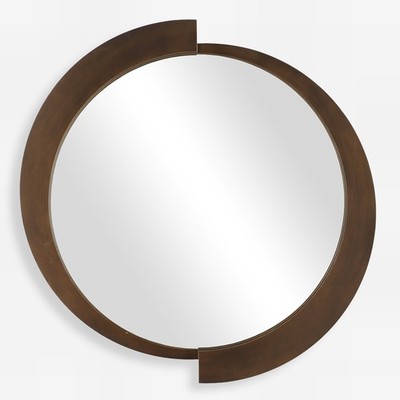 Uttermost 08227 Reverse 43-3/4''W x 44-1/2''H Circular Flat Accent - Bronze