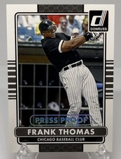 2015 Panini Donruss Press Proof Silver Frank Thomas #185 /199 White Sox HOF