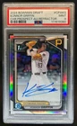 2024 Bowman Draft Konnor Griffin Chrome Auto Refractor 1st #/499 Pirates PSA 9