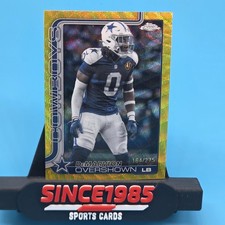 2025 TOPPS CHROME NFL FOOTBALL DeMARVION OVERSHOWN YELLOW WAVE REFRACTOR /275 