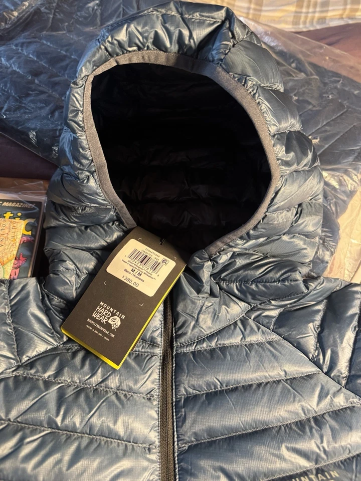 Mountain Hardwear Para Hombre Grande Ghost Whisperer Sudadera con Capucha 800 FP Plumón Nueva Con Etiquetas Foto 2 de 4