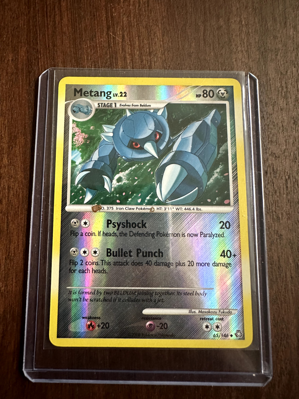 2008 Metang 65/146 Legends Awakened Reverse Holo Almost Near Mint