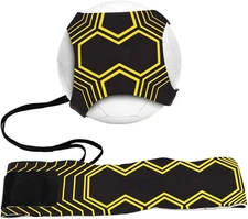 Football Kick Trainer for Solo Practice, Adjustable Belt & Elastic Rope, Fits Ba