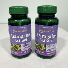 Puritan's Pride Astragalus Extract - Immune, Stamina, 250 mg, exp 4/2026