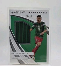 2021 Panini Immaculate Soccer - Oribe Peralta Remarkable Card - Mexico #76/99