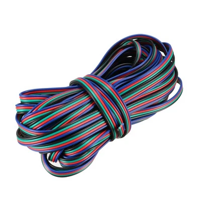 UXCELL RGB Fil 22AWG 4 Broche 4 Couleur Extension Câble LED Bande 33ft / 10m