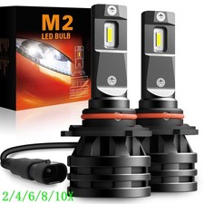 Plug & Play 30000LM LED White Headlight Bulb 9005 HB3 AUXITO High Low Beam 2/4X
