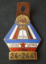 Yugoslavia, Jugoslawien, Customs, Zoll, Border, Grenze, badge, Abzeichen