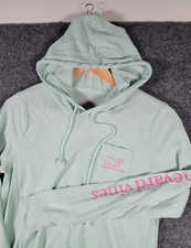 Vineyard Vines Hoodie Small Womens Long Sleeve Lightweight Hooded Green Pocket