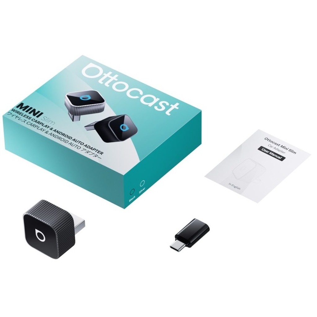 Ottocast Mini Slim CP88-T2 – Adattatore wireless per CarPlay e Android Auto New - Miniatura 4