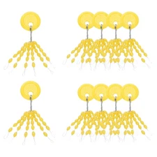 Fishing Rubber Bobber Beads Stoppers, 300 Pieces Float Sinker Stops M Size