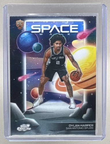 Dylan Harper 2025 Topps Cosmic Chrome #SW-7 Refractor Space Walk Rookie RC