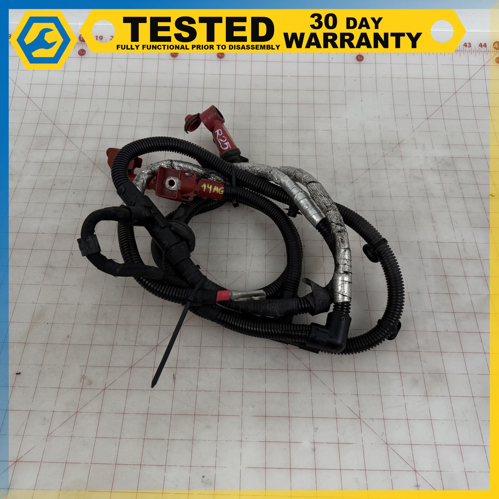 14-17 MASERATI GHIBLI 3.0L F160 engine ALTERNATOR STARTER WIRE HARNESS OEM