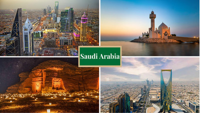 Saudi Arabien Kühlschrankmagnet Souvenir Geschenk Riad Alula Wahrzeichen Wüste