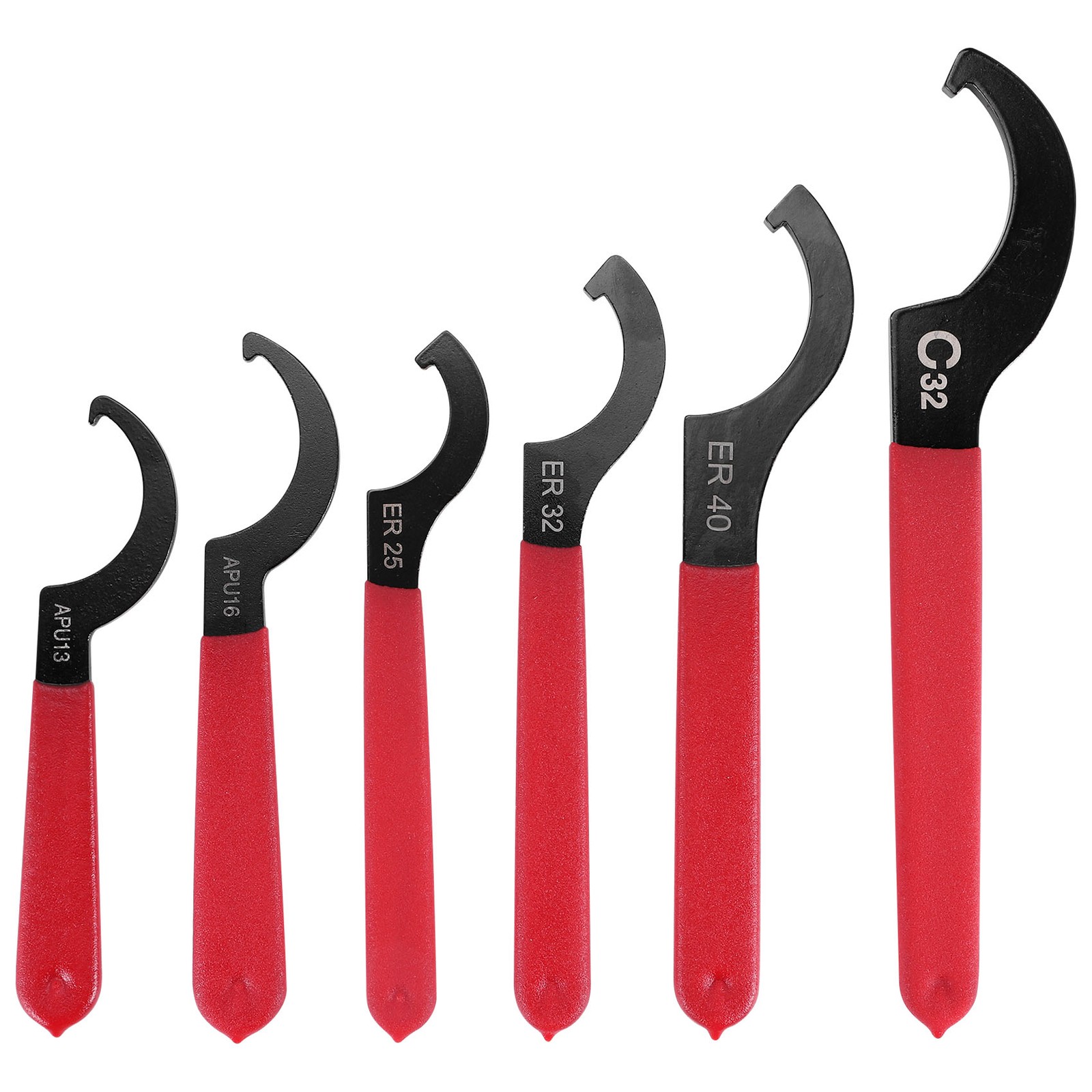 2X(6 StüCk SchraubenschlüSsel Satz Einstellbarer Gewinde SchlüSsel Schraube9402-image