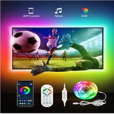 LED Streifen RGBIC TV Hintergrundbeleuchtung 5M USB