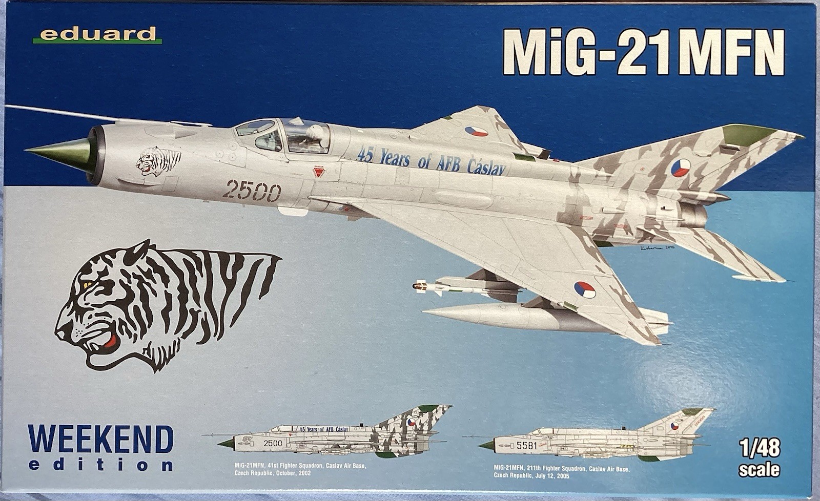 Maquette Eduard MiG-21 MFN 1/48 kit de haute précision