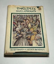 FAIRY TALES by HANS ANDERSEN Illustrated Arthur Rackham VTG HARDBACK Weathervane