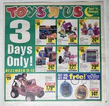 1997 Toys R Us Christmas Catalog Tamagotchi PlayStation Power Wheels Sale Ad