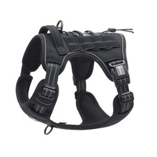 Auroth Tactical Dog Harness for Large Dogs No Pull Adjustable Pet Harness Ref...