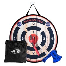 Tomahawk Toss - Foam Axe Throwing Game for - Lightweight Axes with Large Easy...