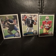 Topps 2011 NFL Rookie ERROR Card Lot  - Cam Newton, Tyron Smith, Kendall Hunter