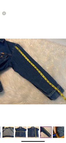 Chaqueta de camionero vaquera azul Rustler vintage para hombre talla XL algodón pesado - Imagen 9 de 11