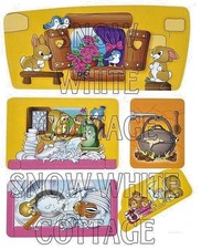NEW Fisher Price Little People Disney Snow White's Cottage Stickers Decals Label