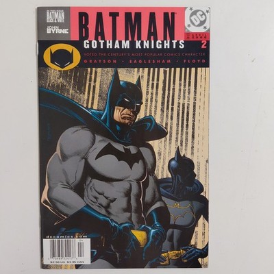 BATMAN Gotham Knights 2 *Newsstand Variant* DC Comics 2000 Black & White Byrne