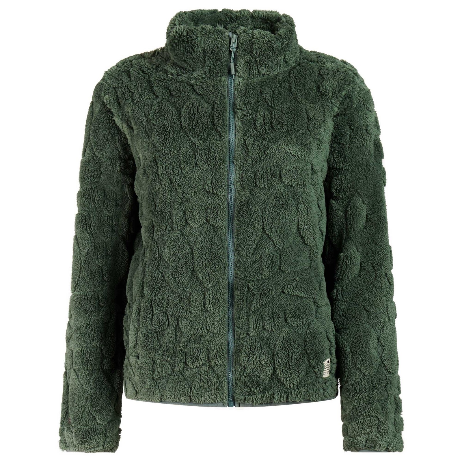 Protest Ladies Plizzy Full Zip Top - Sample: Evergreen: M