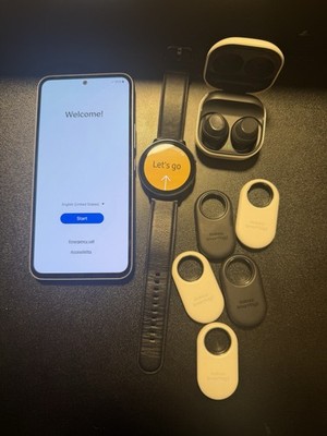 Samsung galaxy Bundle: A54, Buds2, Active Watch2, Samsung Smart tags 2