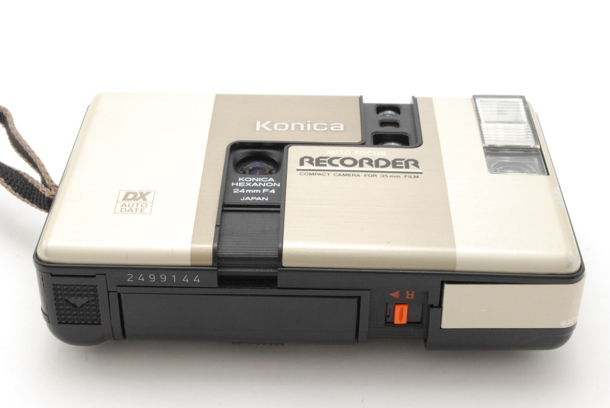 N MINT+++】Konica Recorder DX Gold Half Frame 35mm Point&Shoot