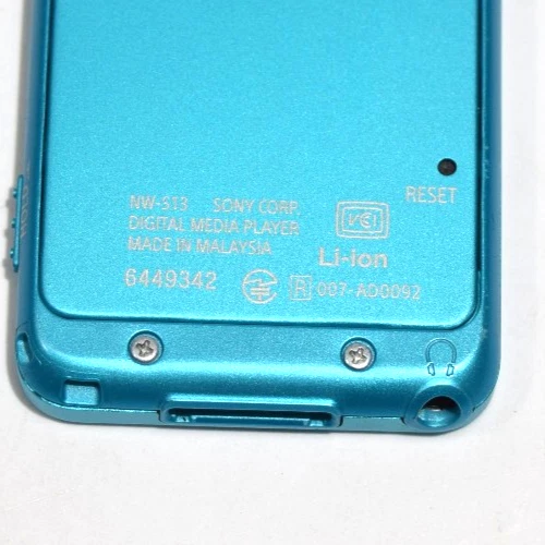 Sony Walkman NW-S13 MP3 Player 4GB Teal English - Image 3 of 4
