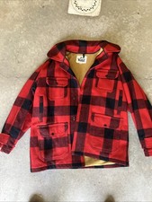 Vintage Woolrich Mackinaw Jacket Buffalo Plaid Sz 44 Medium Hunting Jacket