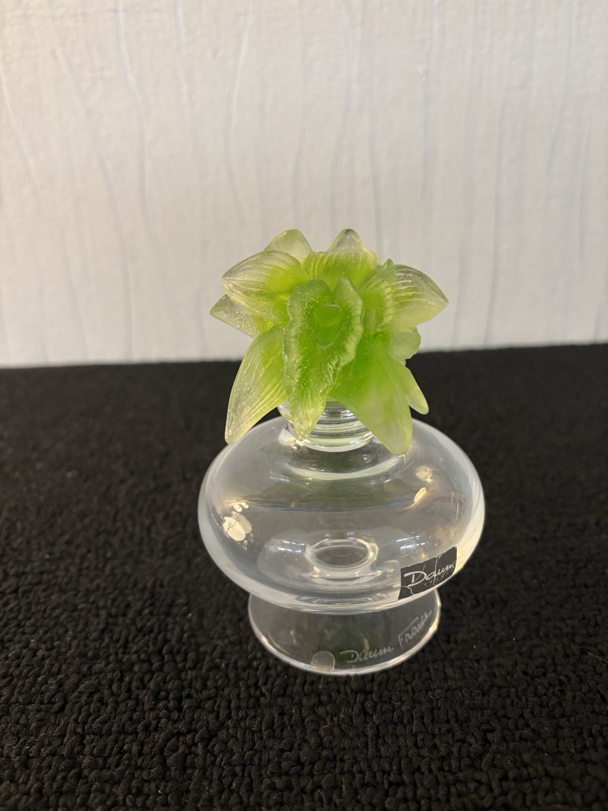 Perfume Bottle Model Orchidée Cristal Daum France Model 3