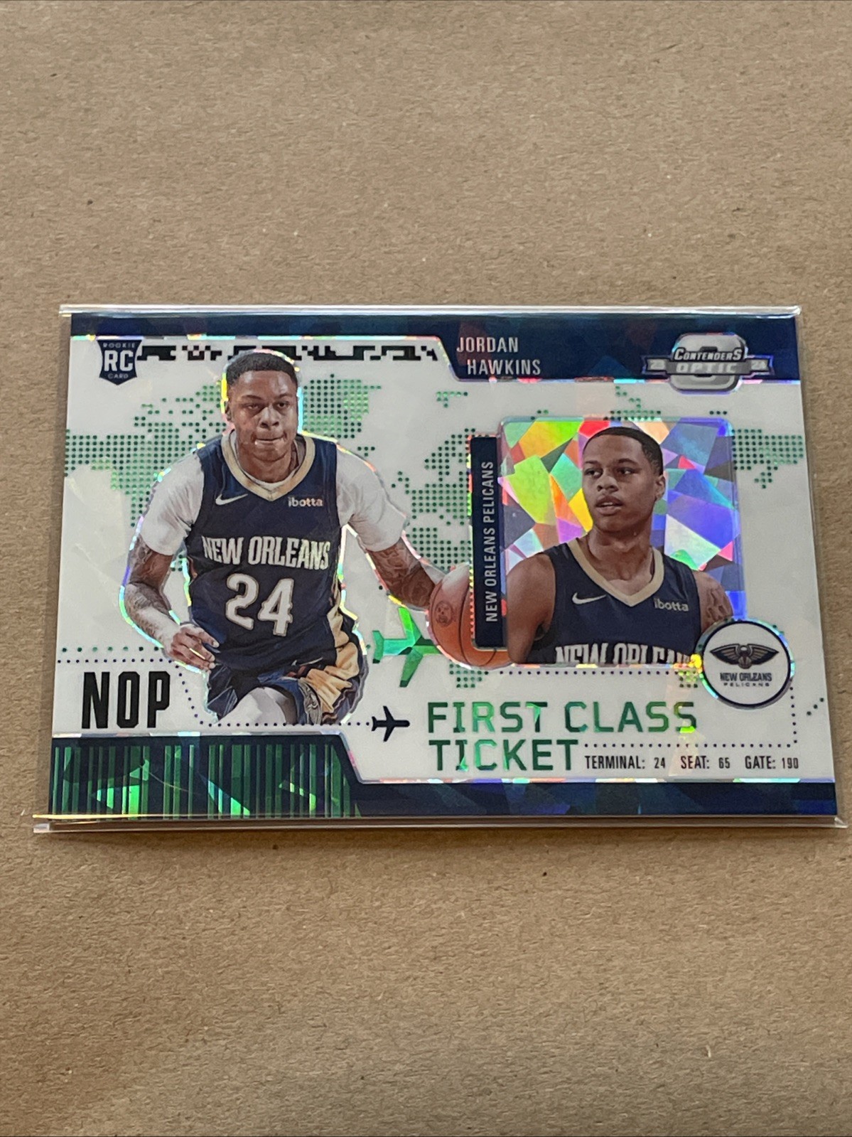 2023-24 Panini Contenders Optic Jordan Hawkins First Class Ticket ROOKIE SSP /5