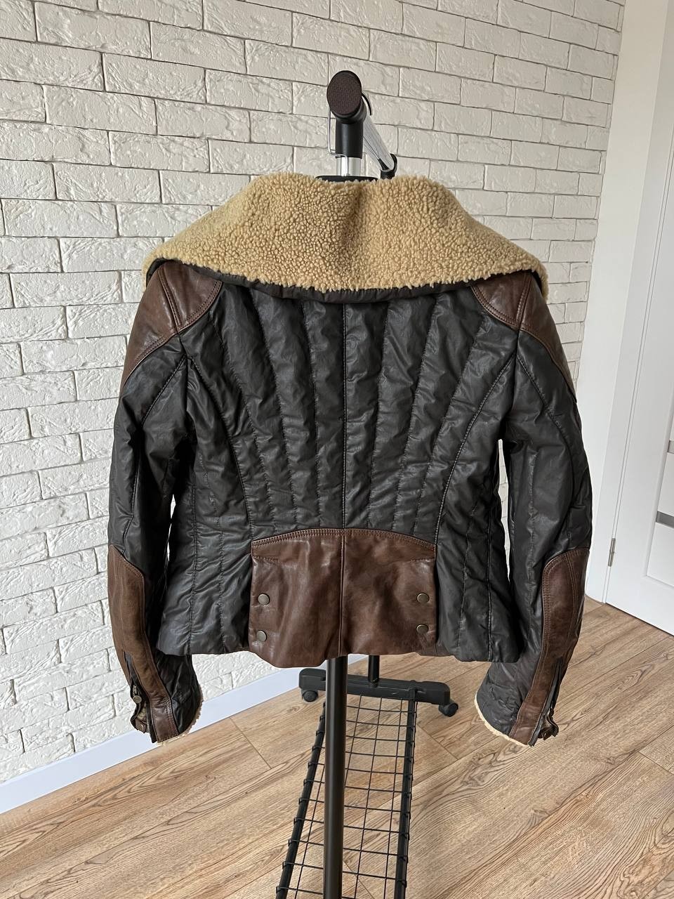 Matchless leather brown jacket - image 7