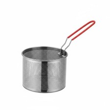 Versatile Stainless Steel Frying Basket for Large Deep Fryers Pasta Boiling