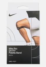 Nike Pro Dri-FIT Patella Band S-M Black Knee Latex Free Lightweight Compression