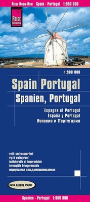 Reise Know-How Verlag | Reise Know-How Landkarte Spanien, Portugal 1:900.000