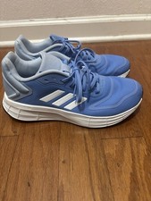 adidas Mens Blue/White Mesh Low Top Lace-Up S...