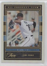 2023 Panini Three and Two All Prospect Team Holo Gold 19/25 Eury Perez 0rd2