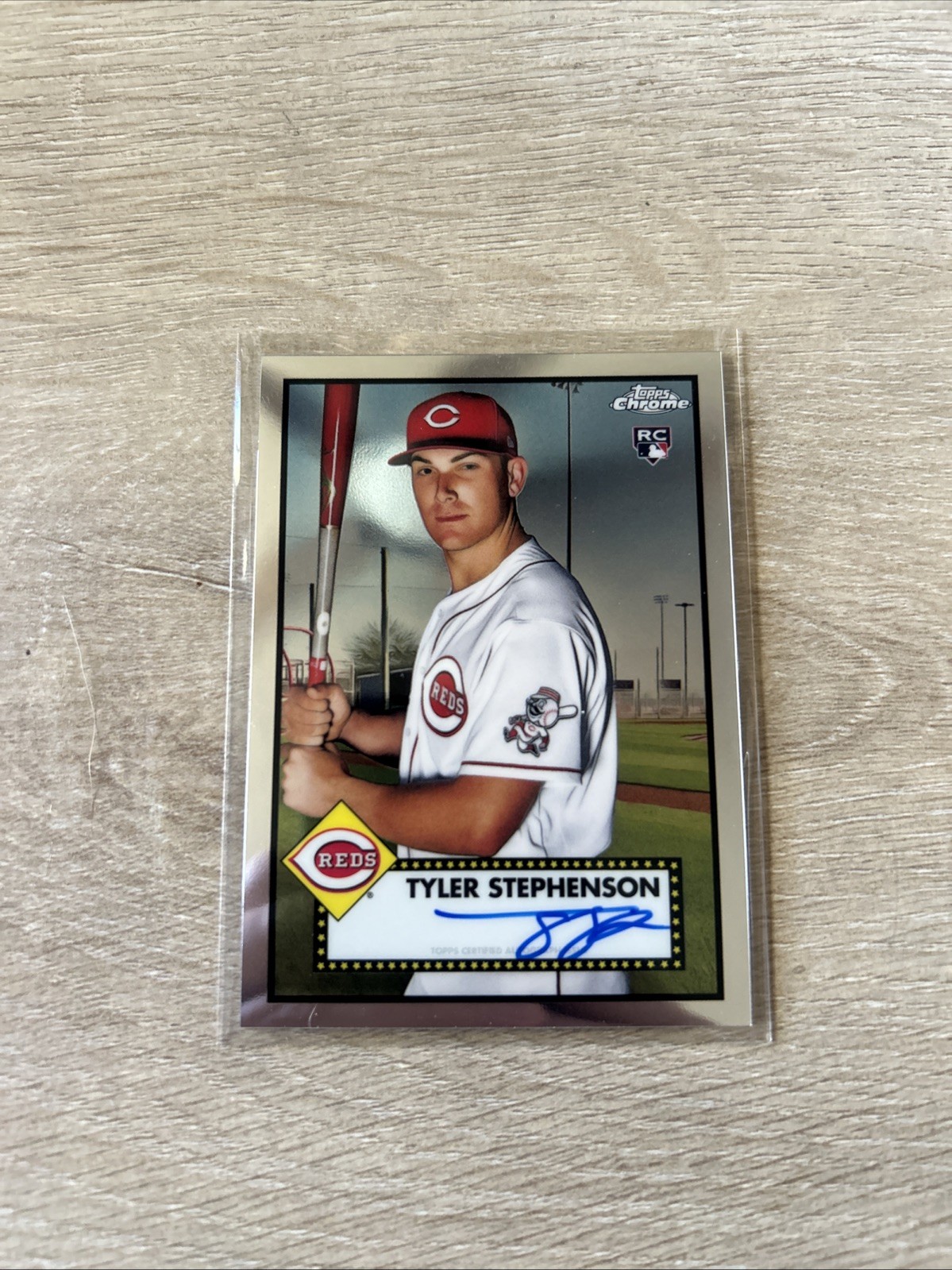 2021 Topps Chrome Platinum Anniversary Tyler Stephenson Auto Rookie #PA-TYS