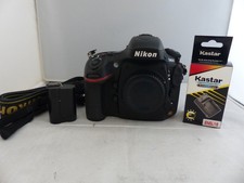Nikon D800 36.3 MP Digital SLR  (Body Only) Shutter count is 15K.  Works great.