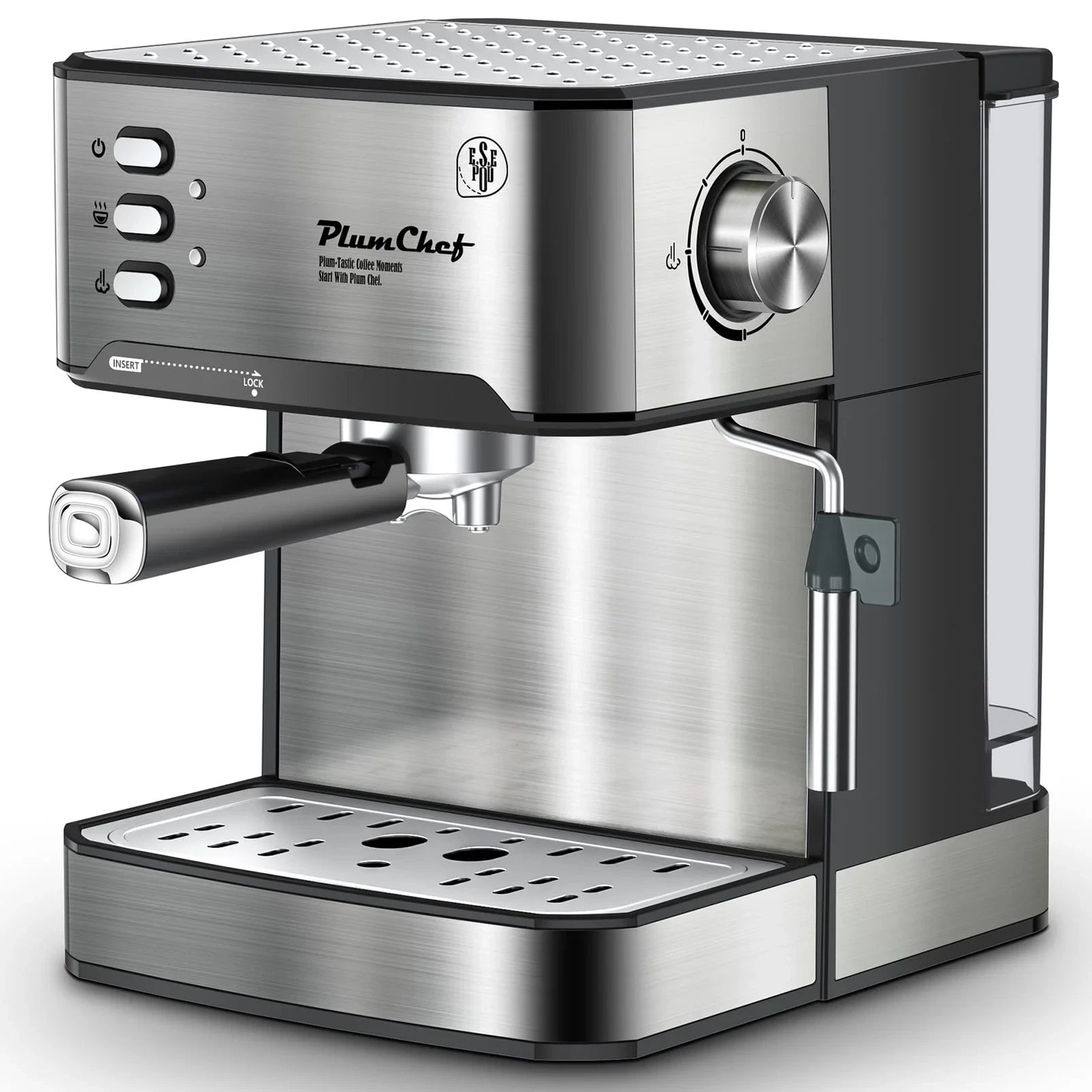 Geek Chef EM01 Plum Chef Espresso Machine, Black & Silver
Opens in a new window or tab