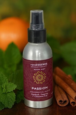 RareESSENCE Aromatherapy Room Mist *PASSION* Patchouli, Tangerine, Cinnamon 4 oz