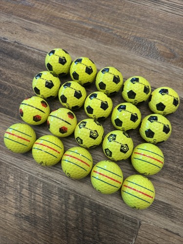 20 Callaway Chrome Soft Yellow Truvis Triple Track TruTrack Golf Balls 4A (AAAA) - Picture 3 of 18