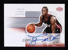 2003-04 Upper Deck Ultimate Collection Signatures Dwyane Wade #DY-A Auto HOF 9c6