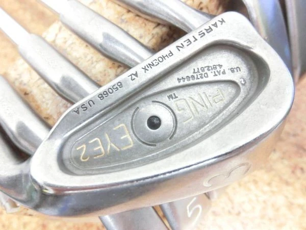 Ping EYE2 Stainless Black Dot Iron Set #3-W,S(9Clubs) / ZZ Lite Steel Shaft - Image 2 of 4